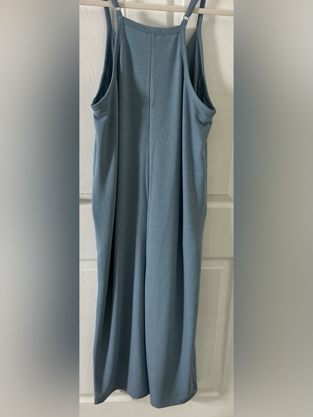 Sundry x Anthro Dusty Blue Cami Wide Leg Jumpsuit NWT M 2 - Picture 3 of 8